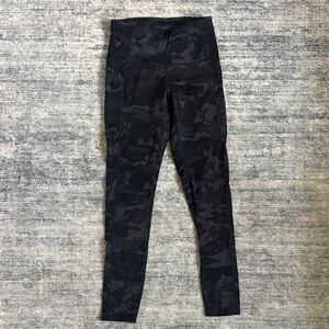 Black Camouflage Kids Leggings